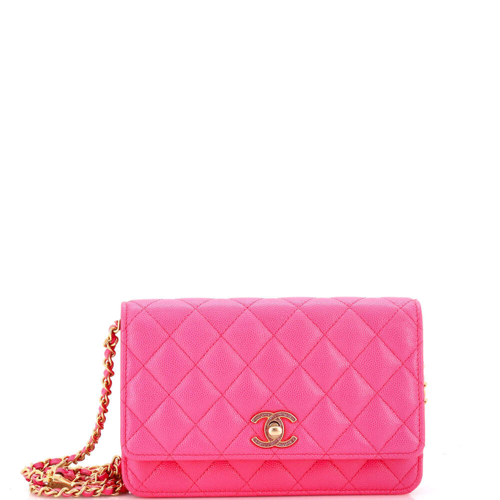 Chanel Flap Bag Charms Strap Wallet on Chain